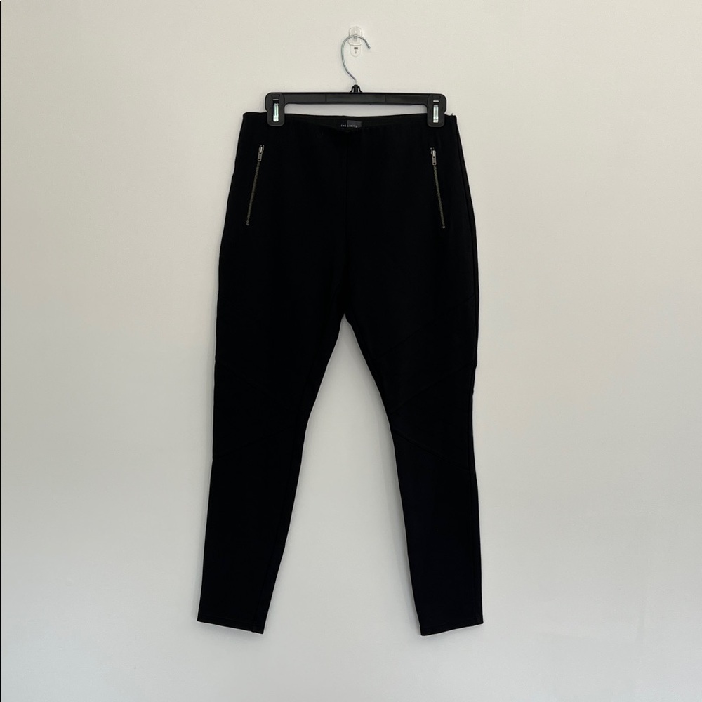 the limited black moto leggings, size medium